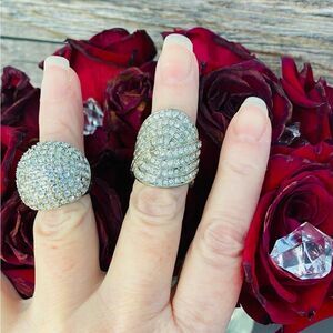 🛍️Cocktail Ring Set. Costume but Gorgeous Statement Rings